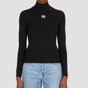 Alexander Wang Black Long Sleeve Top